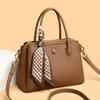Women's Retro-style PU Leather Crossbody Bags with Top Handle  Simple Bags