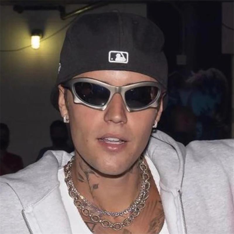 Мужские солнцезащитные очки в стиле Y2K Hip Hop Punk для активного отдыха