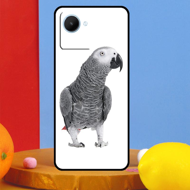 Африканский серый попугай Для Realme 14 Pro Plus 10 11 12 13 15 Pro C67 C65 C63 C61 C55 C53 C51 C71 C75 GT7 Pro Чехол
