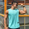 Men's Trendy Sleeveless Mesh Pullover: Quick-Dry Round Neck Fitness Top