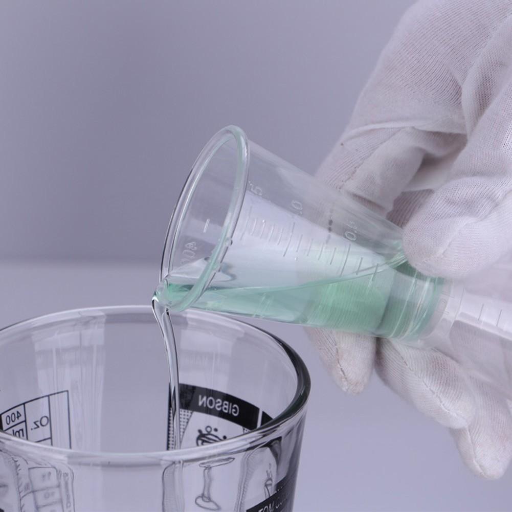 Глубокий мерный стакан, двойная мера, прозрачный