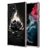 Buddhist Fire Lotus Capa Phone Case For Samsung S26 Ultra S25 Edge Galaxy S23 S21 S20 S24 FE S22 S10 Plus Cover Clear TPU Shell