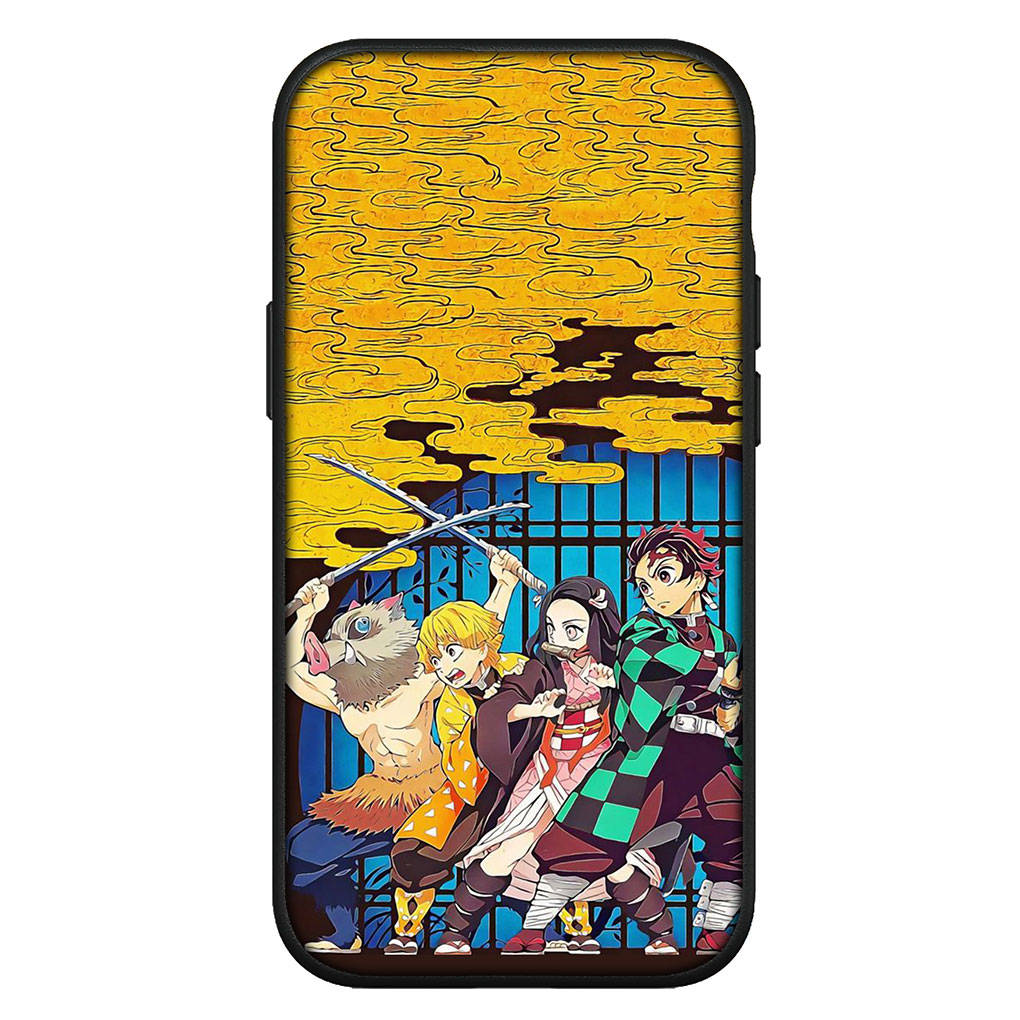 Для Samsung Galaxy S24 S23 iPhone 16 15 14 Xiaomi Redmi Note 13 12 11 Plus 9 Pro Max X XR Чехол Muichiro Tokito Demon Slayer Kamado Tanjiro OPPO Huawei