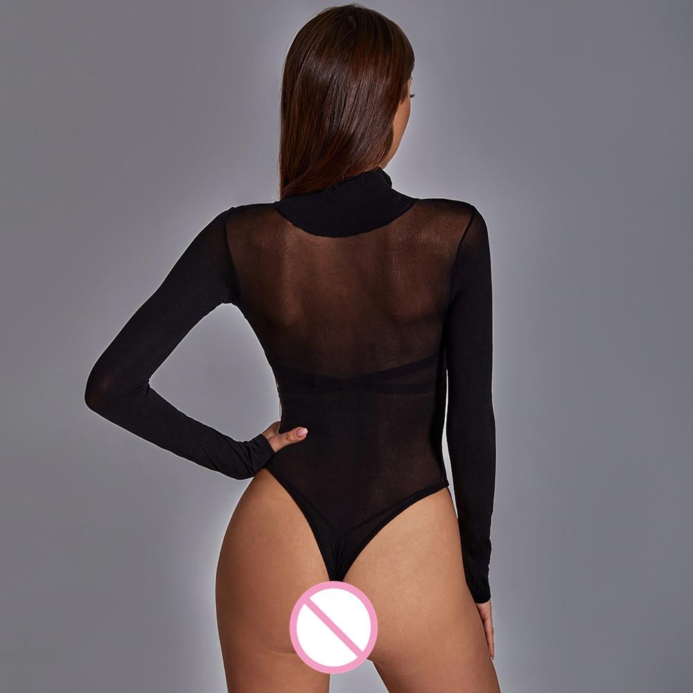 Женский комбинезон, чулки до бедра, сексуальное женское белье, эластичное прозрачное боди, сетчатое кружево, прозрачные ажурные сеточки с открытой промежностью, женские