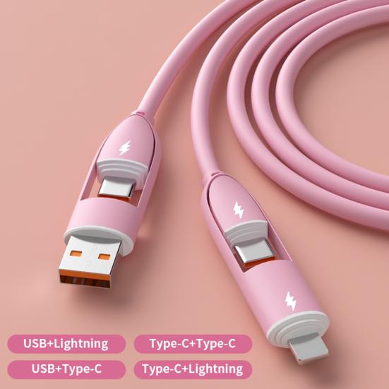 6A кабель для быстрой зарядки USB Type C 8-контактный кабель для передачи данных для Android PD