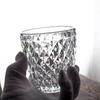320 мл 4 шт. набор прозрачных чашек для чая посуда для коктейлей с алмазной резьбой вечерние бокалы для вина в скандинавском стиле винная посуда