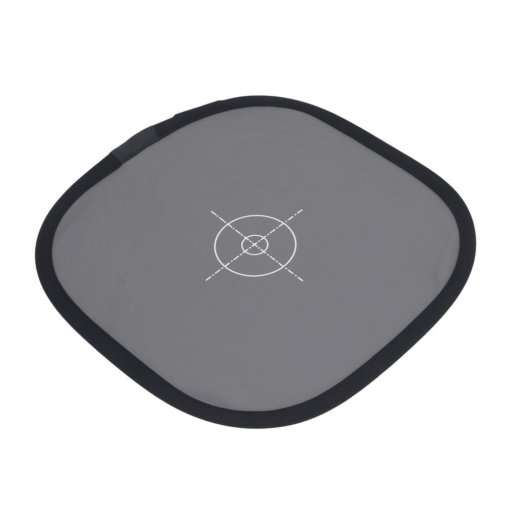 Camera Focus Board 30CM 18percent Exposure Gray Reflectance Reflector Double Sided Foldable with Carry Pouch White