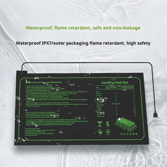 Грелка IPX7 Водонепроницаемый быстрый нагрев Износостойкий огнестойкий нагревательный коврик для прорастания комнатных растений