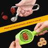 Stainless Steel Jujube Pitter And Slicer Set Cherry Pitter With Non Slip Handle Easy Use For Kitchen Baking And Snack Prep