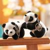 Bag Charm Cartoon Car Keychain Backpacks Key Ring Panda Keychain Plush Key Ring Plush Keychain