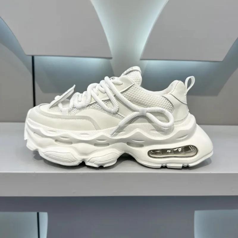 Новая мужская обувь со скидкой Толстая подошва Высокая модная повседневная обувь Удобная обувь для альпинизма и спорта на мягкой подошве кроссовки мужские