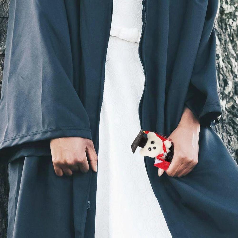 10 Pcs/set Graduation Ceremony Graduation Bear Doll Bouquet Bachelor Bear Plush Toy Student