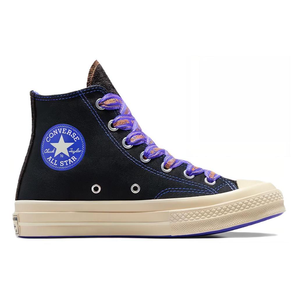 Chuck 70 Converse High 'Шнурки-ленты - Черно-синее пламя' A07976C