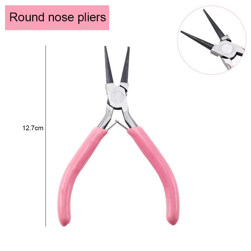 Плоскогубцы из нержавеющей стали для ювелирных изделий, плоскогубцы с острыми и круглыми губками, а также кусачки для изготовления ювелирных изделий, бисероплетения, ремонта и ремонта