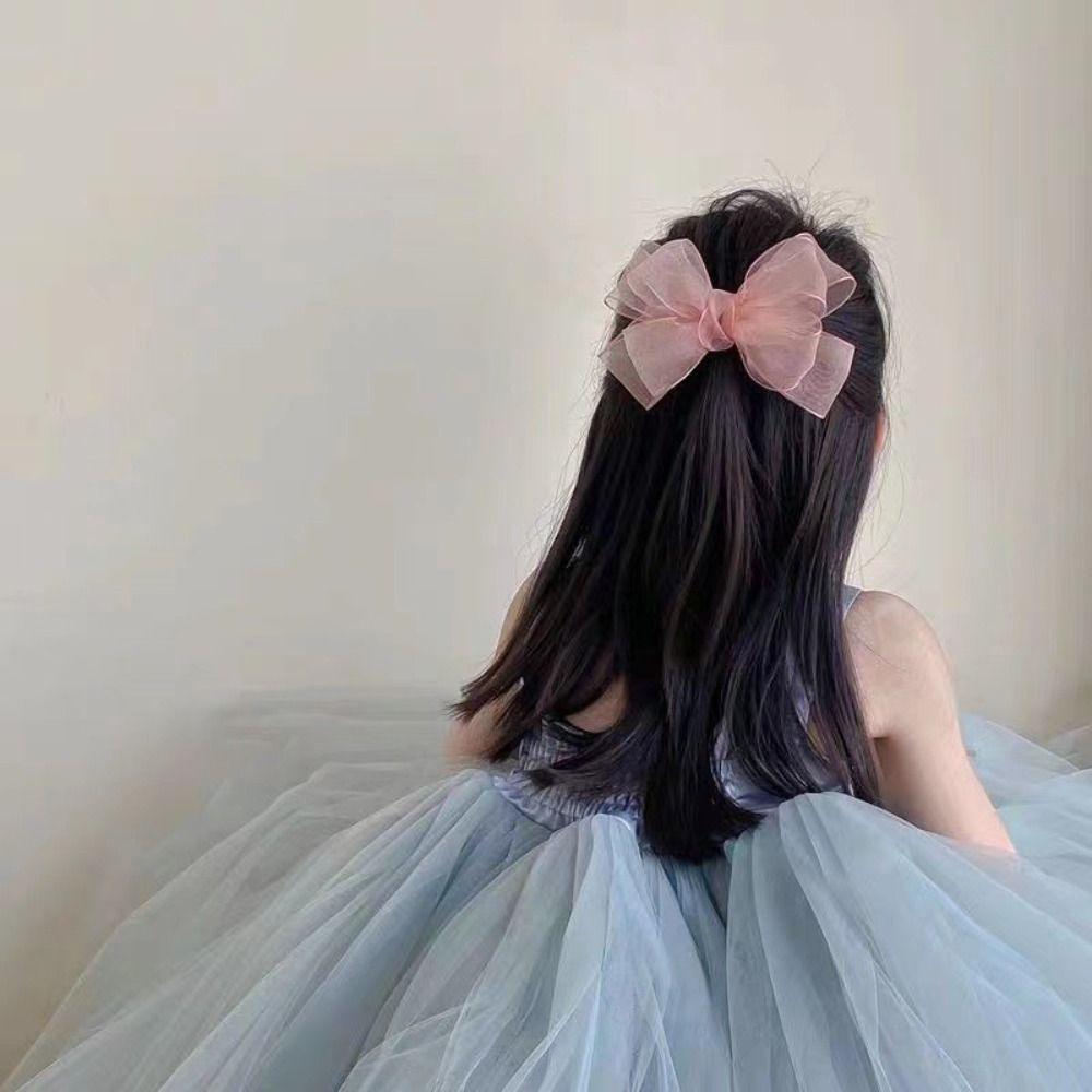 Non-slip Baby Hairpins Cute Back Head Hair Clips Sweet Korean Top Clips for Birthday Party