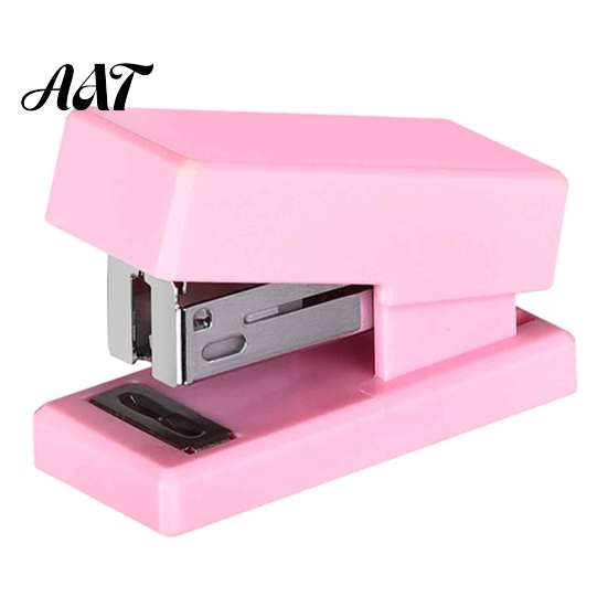 Lightweight Paper Binding Tool Mini Stapler, Compact Travel Size, with Smooth for 2 to Small Stapler Home Office 15 Pages of Paper, Portable Students