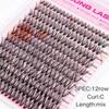 Segmented Individual Cluster Eyelashes 8-16mm Eyelashes Extensions  Eyelash Extension