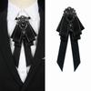 Rhinestone Black Rhinestone Ribbon Bowtie Ribbon Ribbon Bow Brooch  Business Formal Dress Shirt