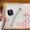 Эластичный ремешок-браслет с бриллиантами-бабочками для iWatch Ultra 10 9 8 42 мм 45 46 мм 49 мм Женский ремешок для Apple Watch 7 6 5 4 40 мм 41