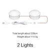 Multi Functional USB Touch LED Cosmetic Mirror Light Suction Cup for Dresser Bathroom Closet