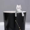 1/2pcs Cute Cat Shape Stainless Steel Teaspoon Set In Silver and Gold - Perfect for Coffee, Tea, and Desserts