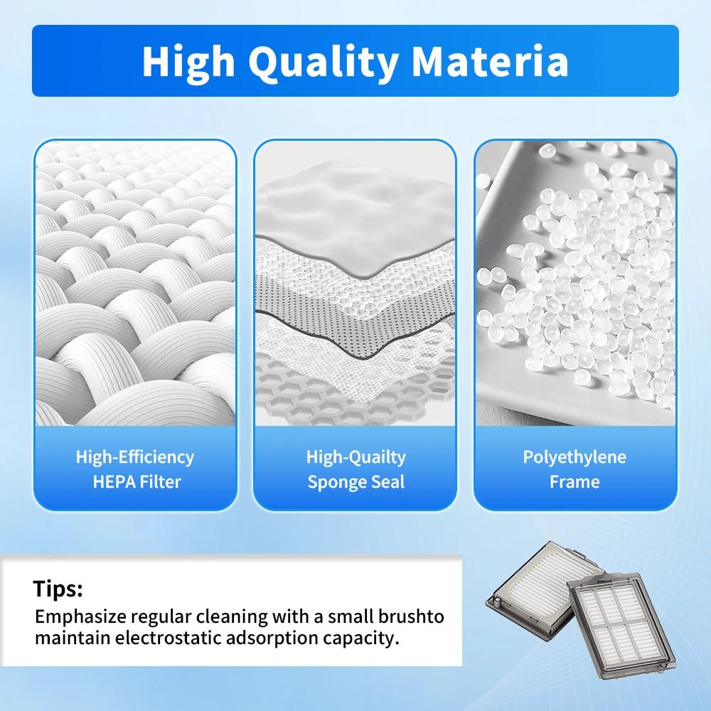 For iRobot Roomba Plus 405 Combo / 505 Combo Robot Vacuum Spare Parts Mop Cloths Filters Dust Bags Main Side Brushes Accessorie
