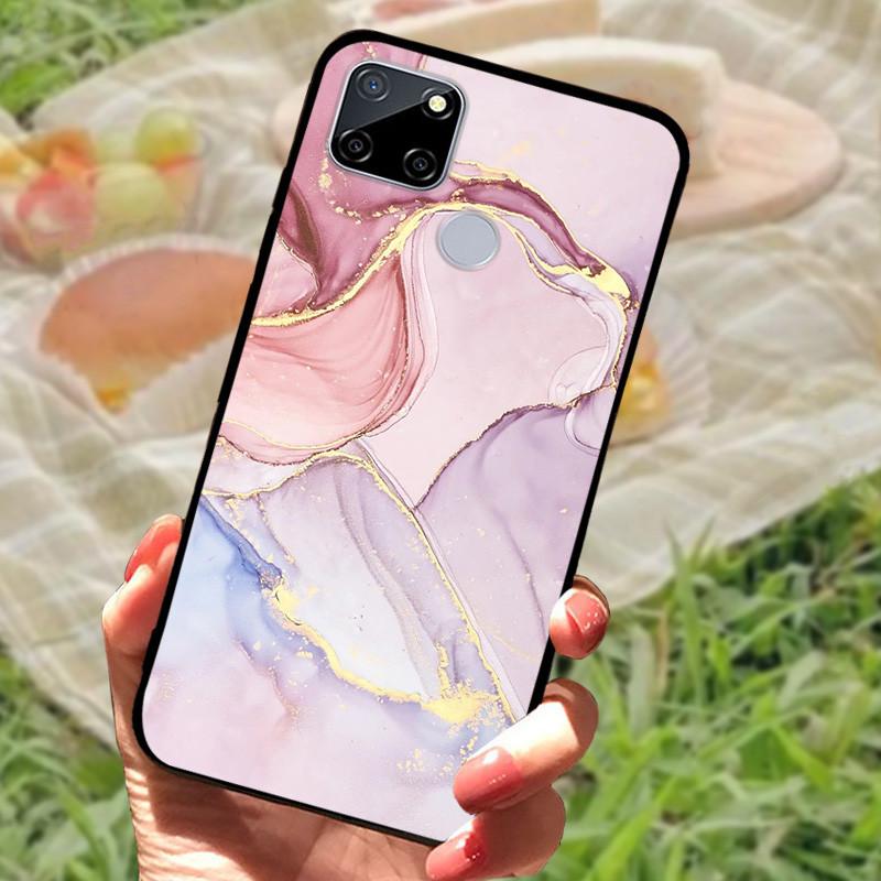Чехол для OPPO Realme C21Y Мраморная Мода Мягкий Силиконовый Чехол для Realme C21 C25 C25s Чехлы для Телефона Защитный Realmi C 21 Y Capa