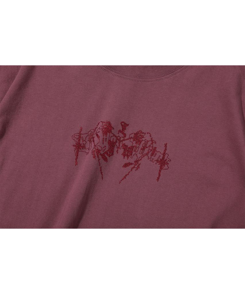 IFYOUWANT Pixel Moon Tee Darkpink