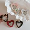 1 шт. Ацетатная заколка для волос в виде полого сердца, милые боковые заколки, сладкая заколка для волос, элегантные заколки-автоматы, женские аксессуары для волос