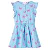 Children's Dress with Buttons Sleeveless Blue 92/104/116/128/140