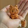 Yousheng Zodiac Animal Figurine Handcrafted Wood Chinese Zodiac Signs Multifunctional Mini Zodiac Table Decoration Gift for Zodiac Enthusiasts