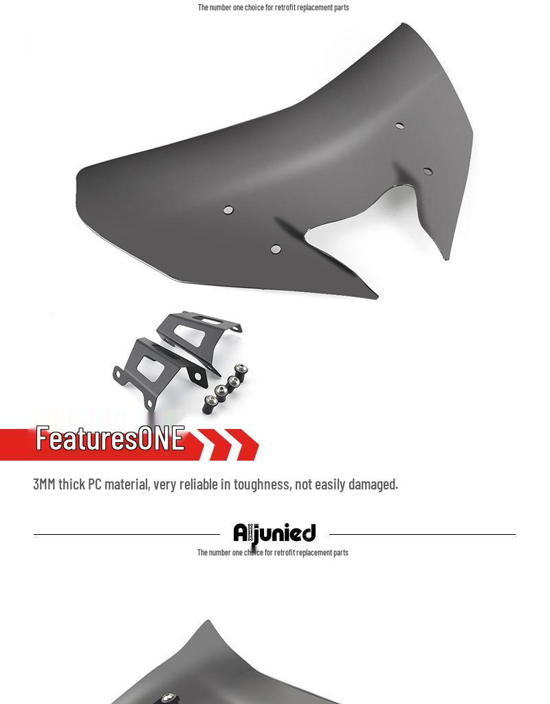 Yamaha MT09 2017-2020 Front Windshield Fairing Deflector