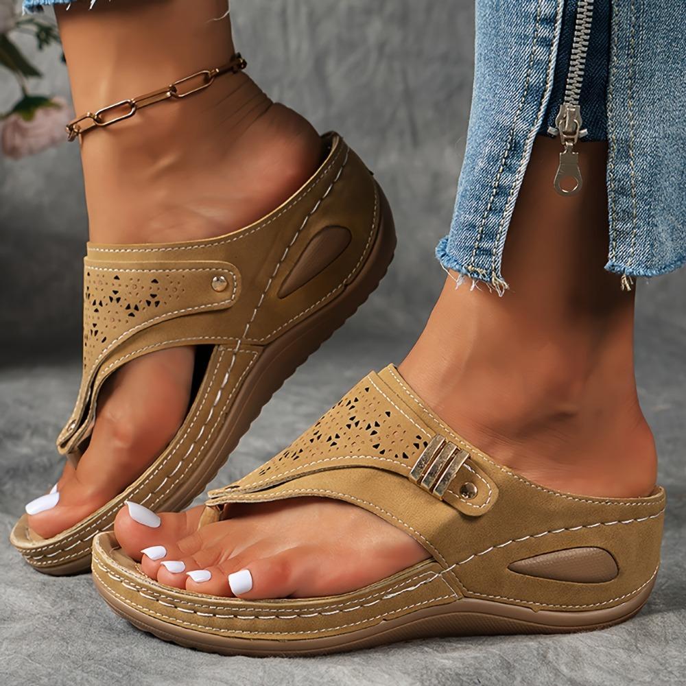 Elegant Women's Slipper Sandals - Purple Faux Over Gold Bead Embellishment, Comfortable Mid Heel, Round Toe Design, Easy To Slip On