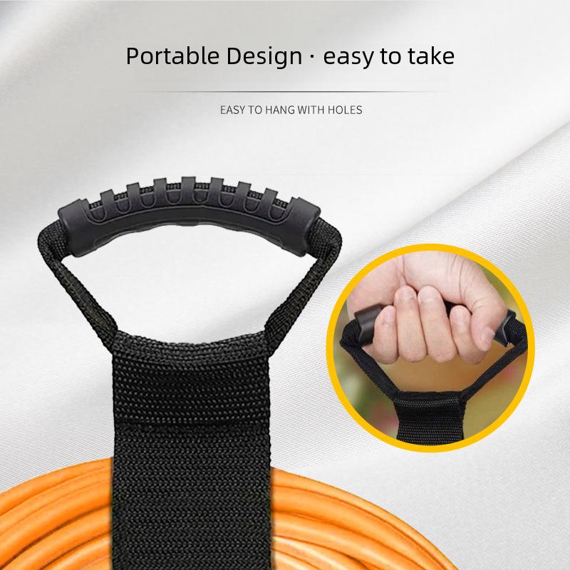 Heavy-Duty Portable Storage Straps with Adhesive Velcro Handles