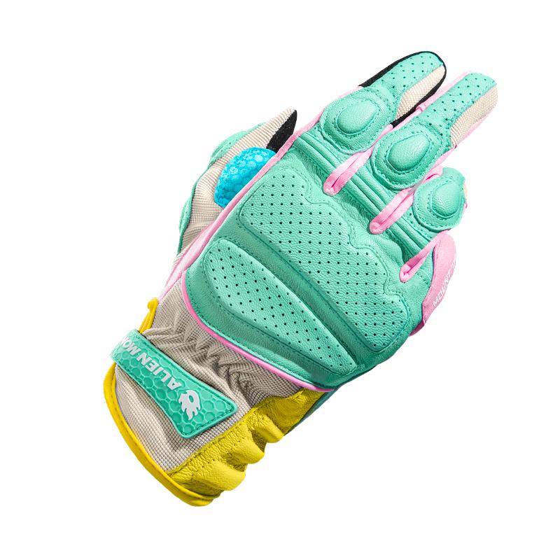 Best Selling Water Resistant Touch Screen Racing Glove Genuine Leather Knuckle Protector Full Finger Motorbike Gloves for Racing