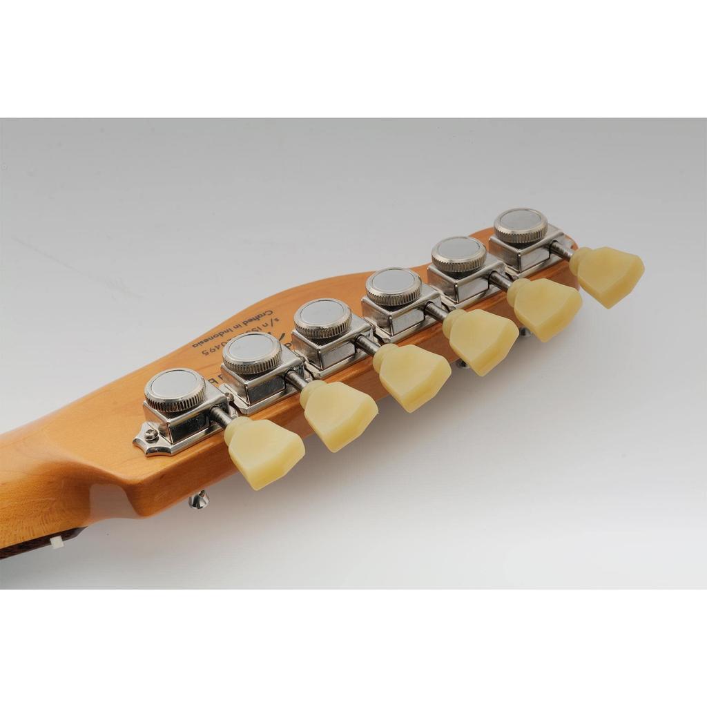 Musiclily Pro Vintage 6-String Guitar Locking Tuners for Strat/Telecaster with Nickel Keystone Buttons