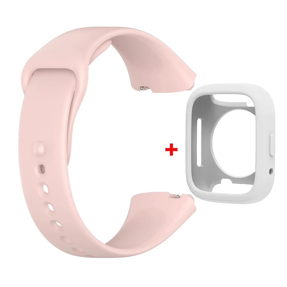 Силиконовый ремешок для Redmi Watch 3 Active/Lite браслет ремешок + защитный чехол