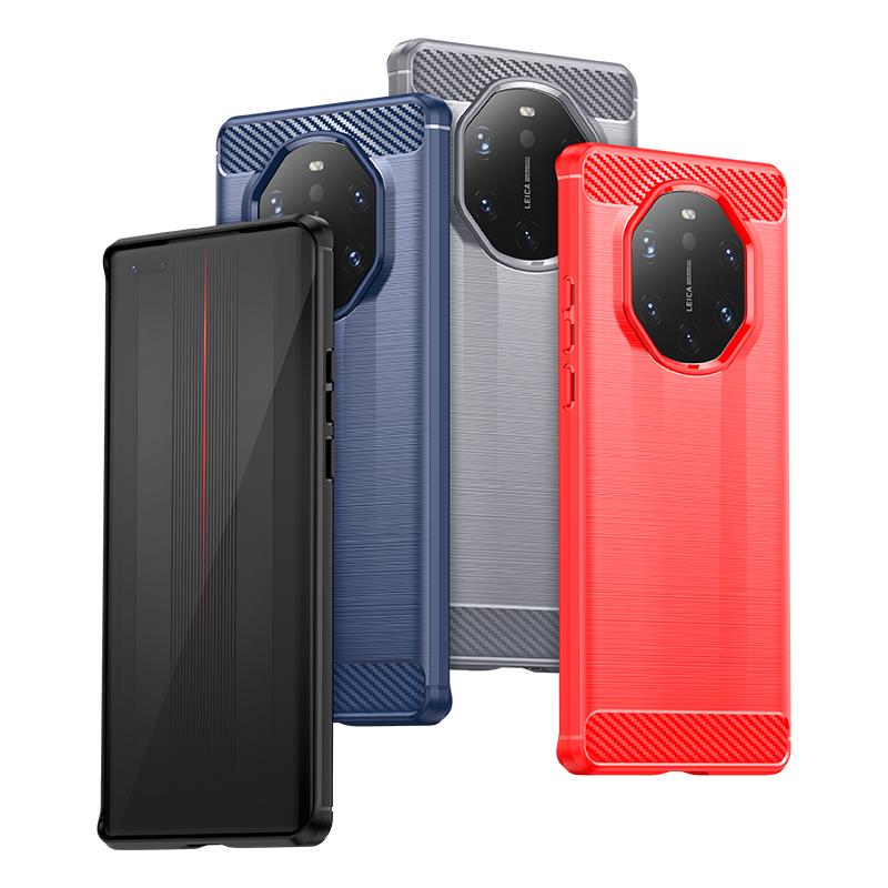 Shock Resistant Protective Phone Case For HUAWEI Mate 40 RS Porsche Design Soft Silicone TPU Back Cover Phone Cases