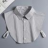 Men's Detachable Pure Cotton Shirt Collar for All-Season Business Wear