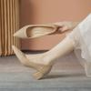 Туфли на высоком каблуке для работы для женщин новая коллекция начала осени темперамент подружек невесты для通勤 универсальные для работы собеседование не устают ноги рабочие туфли