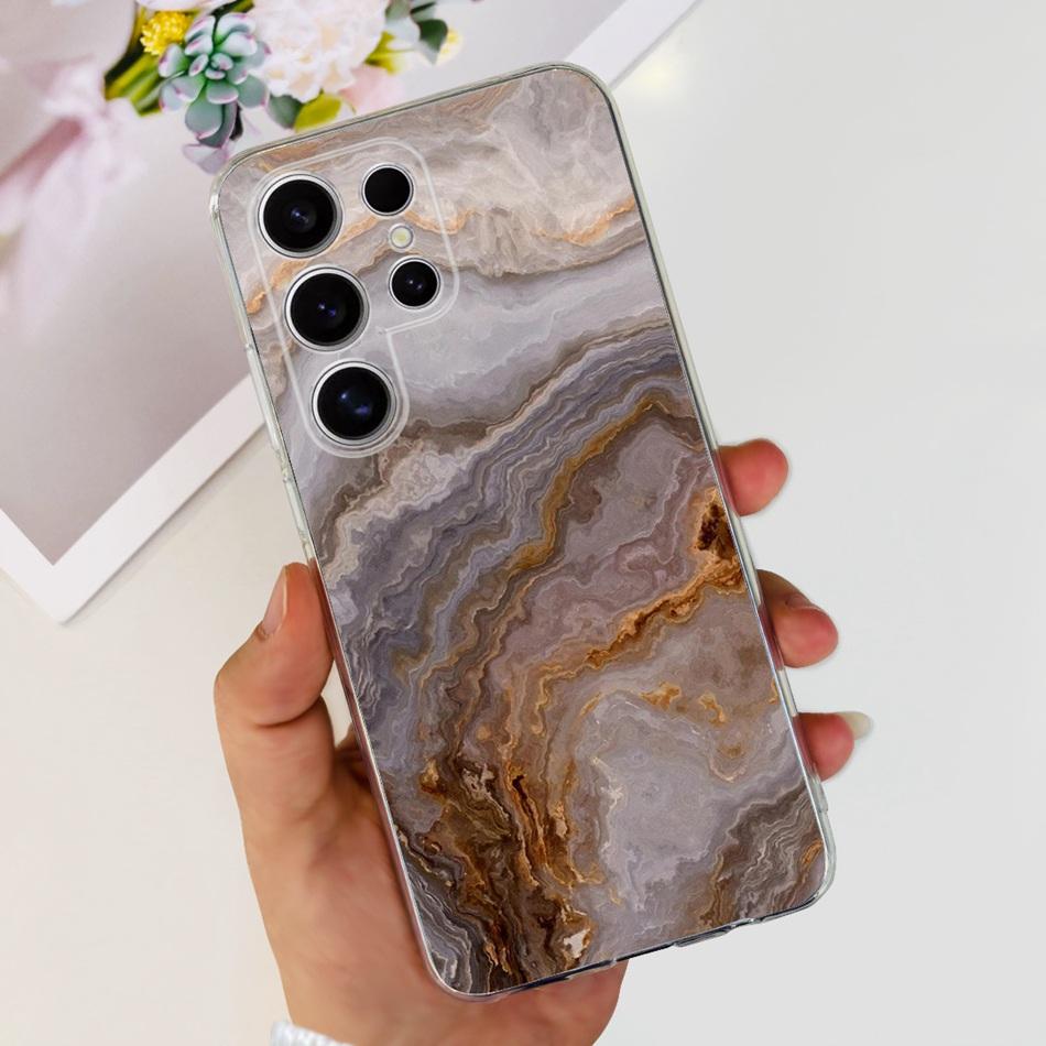 For Samsung Galaxy S24 Ultra S24 Plus (S24+) S24 5G Phone Case Samsung S24Plus S24Ultra Fashion Cool Pattern Soft Silicone Cases