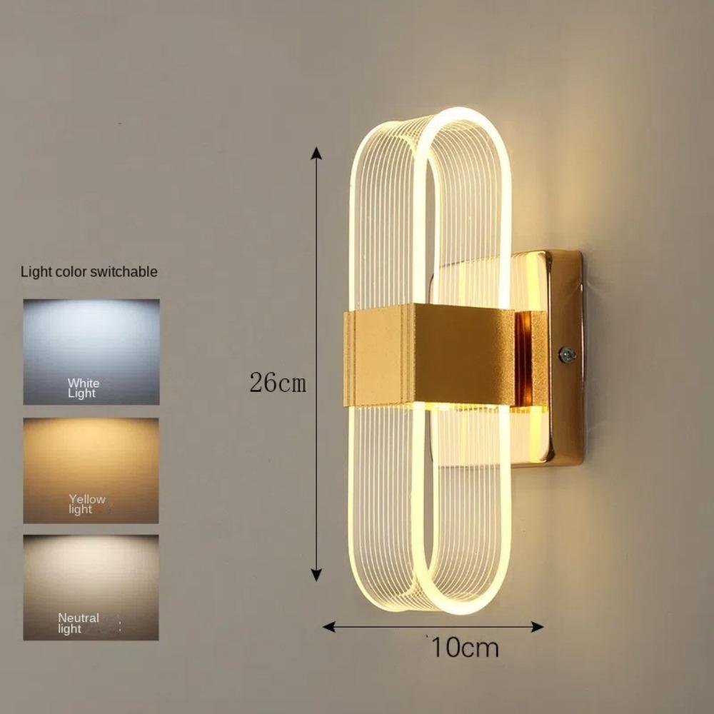 Acrylic Light Guide LED Wall Lights Modern Wall Light Decor  for Living Room Bedroom