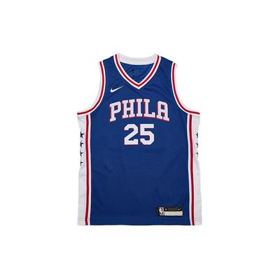 Футболка NBA Philadelphia 76ers Simmons 25 повседневная спортивная быстросохнущая дышащая молодежная баскетбольная майка с буквенным принтом и номером 3Z2B7BZ2P-76RBS