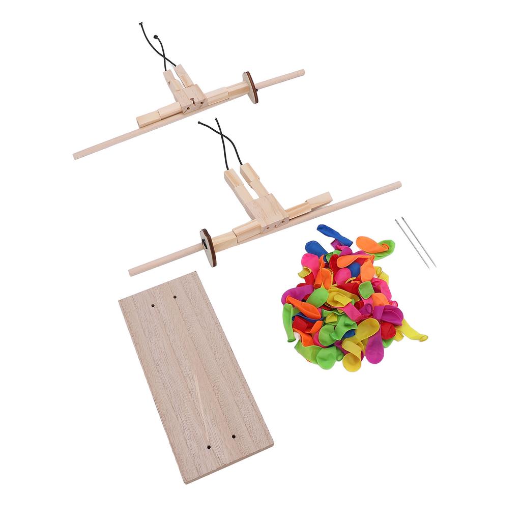 Фехтовальные куклы, увлекательные, интерактивные, сделанные вручную, деревянные, для двух игроков, человек-воздушный шар, битва за игрушки