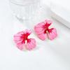 Elegant Floral Alloy Earrings: European & American Style