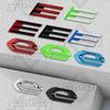 SQOB1 3D Car Stickers EV E Emblem Auto Body Badge Trunk Decal For Peugeot 2008 308 306 5008 208 3008 iOn RCZ Decoration Accessories