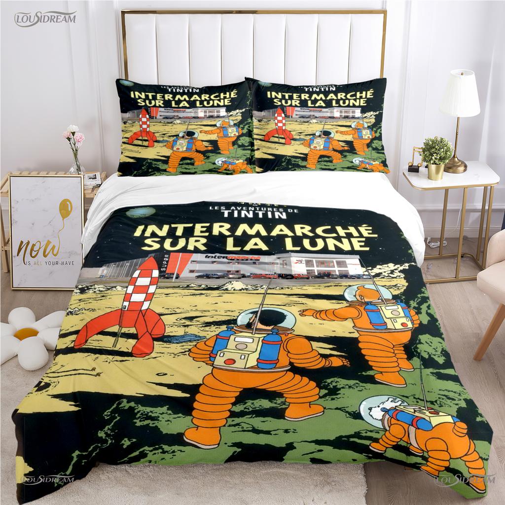 Comforter Casal Cartoon Dog Funny All Season Comforter Bedding Sets Soft And S Single/Double/Queen/King