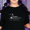 Funny Loon Bird T-Shirt, Canadian Wildlife Graphic Tee
