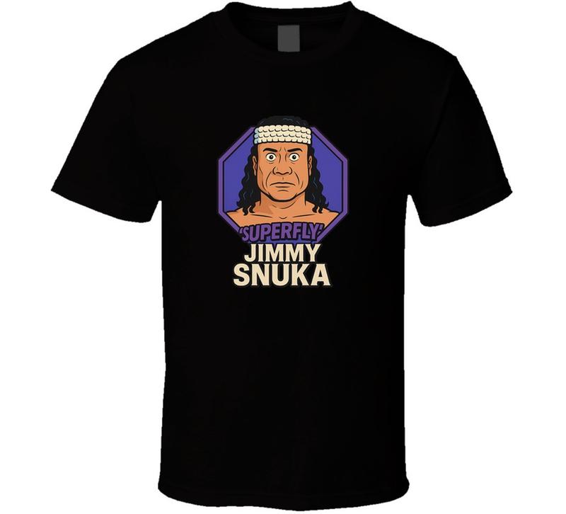 Jimmy Superfly Snuka Retro Wrestling Cartoon Unisex T-Shirt