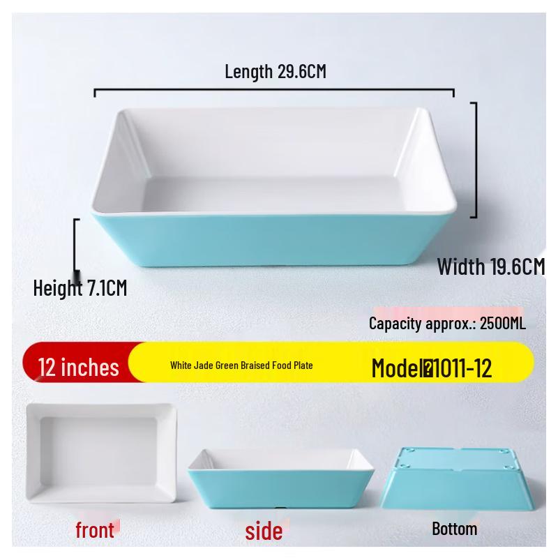 Kamrite Melamine Cooked Food Display Tray